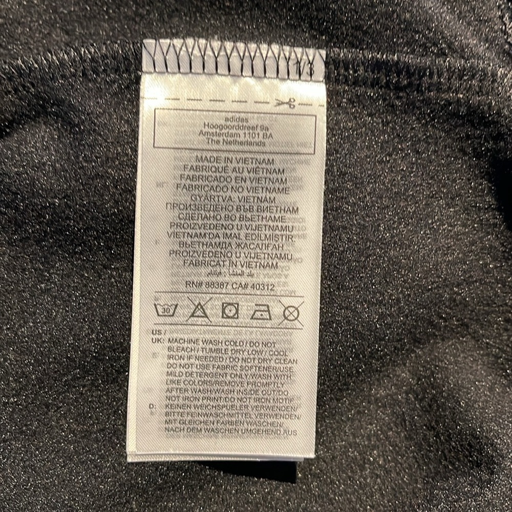 Adidas GG Bos Hoodie XL black and White (poliéster) - Picture 4 of 6